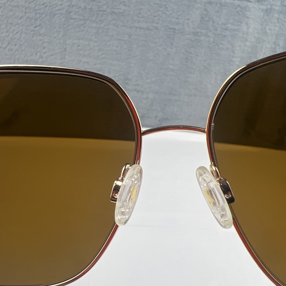 Maui Jim Gold Metal Frame Sunglasses with Brown Lenses - Picture 13 of 16